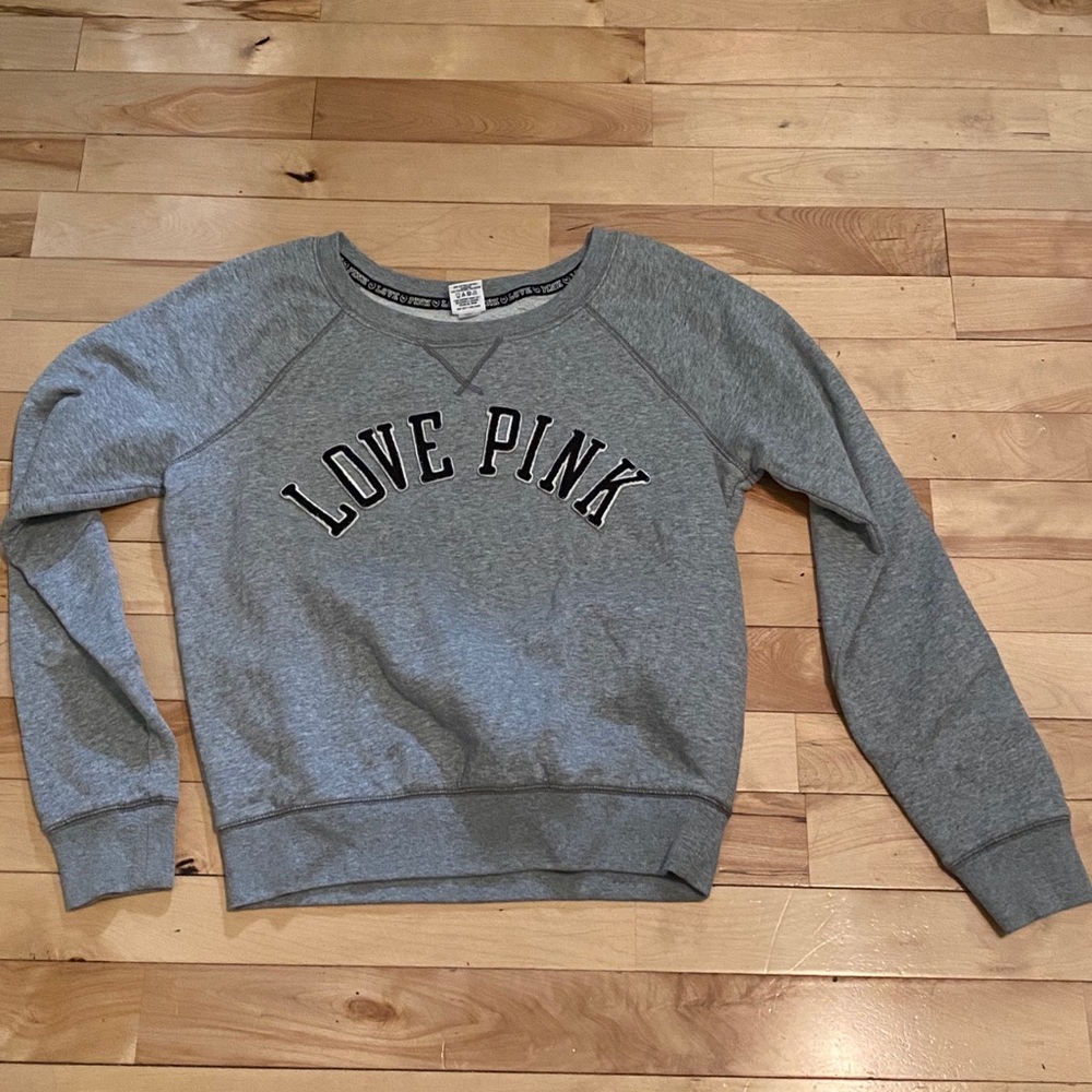 pink victoria secret pull over